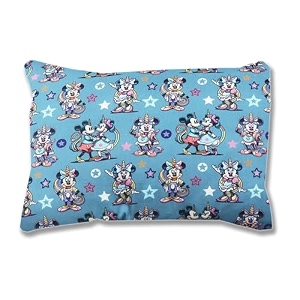 kradyl kroft toddler pillow with 100 cotton removable cover - 20 x 15 inches  children pillows  baby pillows - happy mousey