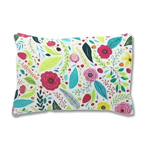 kradyl kroft toddler pillow with 100 cotton removable cover - 20 x 15 inches  children pillows  baby pillows - umame floral