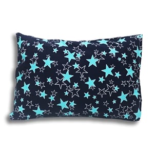 kradyl kroft toddler pillow with 100 cotton removable cover - 20 x 15 inches  children pillows  baby pillows - navy star