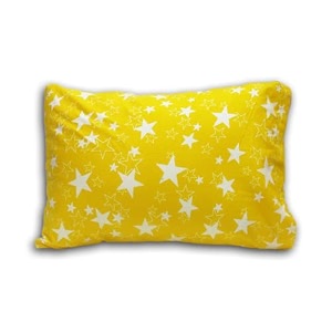 kradyl kroft toddler pillow with 100 cotton removable cover - 20 x 15 inches  children pillows  baby pillows - yellow star