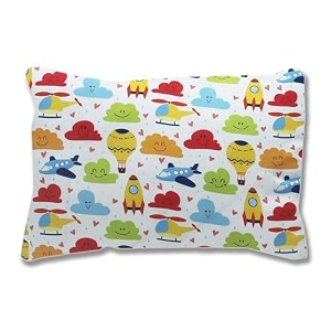 kradyl kroft toddler pillow with 100 cotton removable cover - 20 x 15 inches  children pillows  baby pillows - travel times