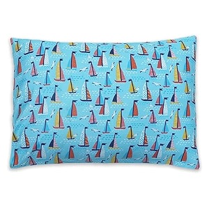 kradyl kroft toddler pillow with 100 cotton removable cover - 20 x 15 inches  children pillows  baby pillows - sail time