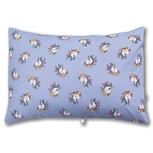kradyl kroft toddler pillow with 100 cotton removable cover - 20 x 15 inches  children pillows  baby pillows - grey unicorn