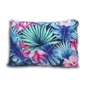Kradyl Kroft Toddler Pillow with 100% Cotton Removable Cover - 20 X 15 Inches | Children Pillows | Baby Pillows - Tropika