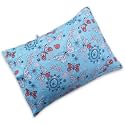 Kradyl Kroft Toddler Pillow with 100% Cotton Removable Cover - 20 X 15 Inches | Children Pillows | Baby Pillows - Blue Butterfly