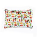 Kradyl Kroft Toddler Pillow with 100% Cotton Removable Cover - 20 X 15 Inches | Children Pillows | Baby Pillows - Happy Owls