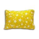 Kradyl Kroft Toddler Pillow with 100% Cotton Removable Cover - 20 X 15 Inches | Children Pillows | Baby Pillows - Yellow Star
