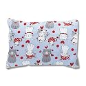 Kradyl Kroft Toddler Pillow with 100% Cotton Removable Cover - 20 X 15 Inches | Children Pillows | Baby Pillows - Catmas
