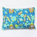 Kradyl Kroft Toddler Pillow with 100% Cotton Removable Cover - 20 X 15 Inches | Children Pillows | Baby Pillows - Aztec Rocket