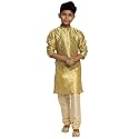 KRAFT INDIA Boys Silk Print Kurta Churidar
