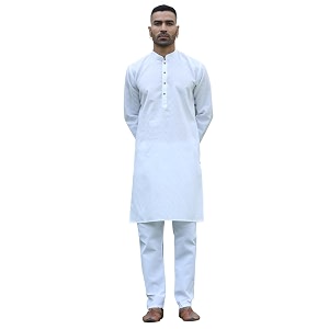 KRAFT INDIA Mens Cotton Kurta Pyjama Set