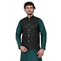KRAFT INDIA Men39s Embroidered Sequins Jacquard Nehru