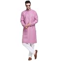 KRAFT INDIA Men Cotton Striped Kurta Pyjama