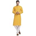 KRAFT INDIA Men Cotton Stripped Kurta ONLY