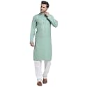 KRAFT INDIA Men Cotton Stripped Kurta ONLY