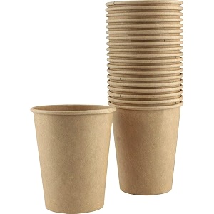 kraft paper cup 250 ml without lid 100 pieces 250 ml 100 piece