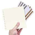 Kraft Paper Scrapbook Album 6.3x6.3 in, Cream