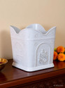 Kraft Seeds Elegant White Sattva Tulsi Pot