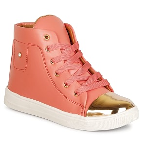 krafter comfortable lightweight flat high ankle heel casual sneaker boots for women39s and girls