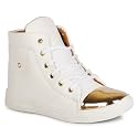 KRAFTER Comfortable Lightweight Flat High Ankle Heel Casual Sneaker Boots for Women's And Girls