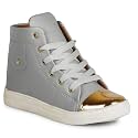 KRAFTER Comfortable Lightweight Flat High Ankle Heel Casual Sneaker Boots for Women's And Girls