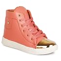 KRAFTER Comfortable Lightweight Flat High Ankle Heel Casual Sneaker Boots for Women's And Girls