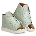 KRAFTER Comfortable Lightweight Flat High Ankle Heel Casual Sneaker Boots for Women's And Girls