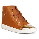 KRAFTER Comfortable Lightweight Flat High Ankle Heel Casual Sneaker Boots for Women's And Girls