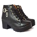 KRAFTER Women39s Tan Buckle Boots Stylish