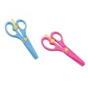 KRAFTMASTER ® 2PCS Plastic Preschool Training Scissors - Classic Style - Safety Scissors for Children 3+