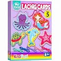 KRAFUN Mermaid Ocean Lacing Cards Age 3+ | 5 Projects