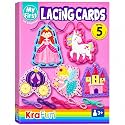 KRAFUN Princess &amp; Castle Lacing Cards Age 3+ | 5 Projects