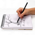 KRASHTIC A5 Sketch Book for Drawing and Sketching 140 GSM Ivory Sheet For Artist Set of 1 Sketch Pad