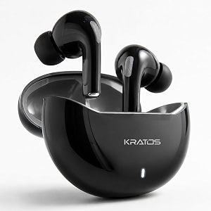 kratos tw02 ear buds wireless with 60h playtime noise isolation amp clear calls bluetooth earbuds with voice assistant ear buds with bluetooth v 53 amp with type c fast charging ipx5 tws earphones