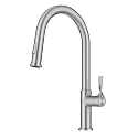 KRAUS Torak Pull Down Kitchen Faucet in Spot-Free Stainless Steel with 2 Function Sprayer, Pre-Attached Water Lines, and Mounting Hardware, KPF-2840SFS