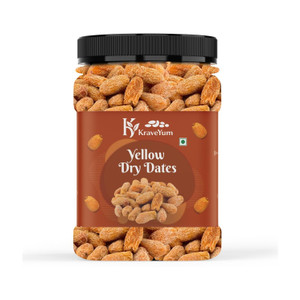 KraveYum Yellow Dry Dates Peela Sukha