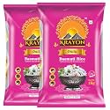 KRAYON Daily Premium Basmati Rice – 2 Kg Combo Pack (2 x 1 Kg) | Aromatic, Long-Grain Rice | Ideal for Everyday Cooking