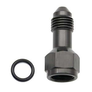 aluminum 3an female to 3an male extender fitting an3 extensions adapter connector with o ring black