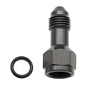 Aluminum 3AN Female to 3AN Male Extender Fitting, AN3 extensions Adapter Connector with O ring, Black