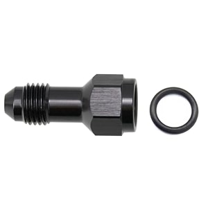 aluminum 4an female to 4an male extender fitting an4 extensions adapter connector with o ring black full length 34 mm