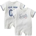 KREDE Baby Clothes Unisex White Bodysuit Rompers Custom Name Number for Baby Boys