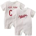 KREDE Baby Clothes Unisex White Bodysuit Rompers Custom Name Number for Baby Boys