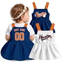 KREDE Baby Girl Clothes Custom Baby Strap Dress with Number Name for Baby Girl Gifts