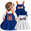 KREDE Baby Girl Clothes Custom Baby Strap Dress with Number Name for Baby Girl Gifts