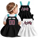 KREDE Baby Girl Clothes Custom Baby Strap Dress with Number Name for Baby Girl Gifts