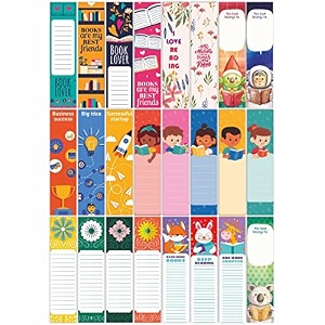 kreepo pack of 120 positive quote bookmark paper gift for book enthusiast readers_k7