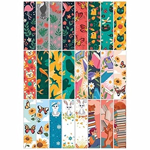kreepo pack of 96 floral pattern bookmark paper gift for book enthusiast readers_k5