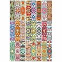 KREEPO Pack of 96, Mandala Pattern Bookmark Paper Gift for Book Enthusiast Readers_k6