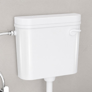 krelix single flush cistern for bathroom  classic white  pack of 1 dual flush tank white 10 l