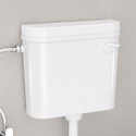 KRELIX Single Flush Cistern for Bathroom | Classic White | Pack of 1 Dual Flush Tank (White 10 L)